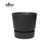 Pot Elho Greenville Rond Noir - D18 x H17 - GREEN OASIS - SHOP