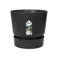 Pot Elho Greenville Rond Noir - D30 x H28 - GREEN OASIS - SHOP