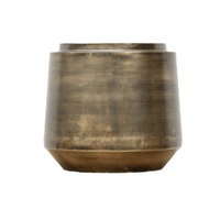 Pot Indigo Vintage Or - D58 x H51 - GREEN OASIS - SHOP Plantes vertes originales livrées à votre domicile