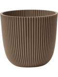 Pot Capi Nature Groove en taupe chaud - D17 cm - GREEN OASIS - SHOP