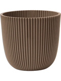 Pot Capi Nature Groove en taupe chaud - D25 cm - GREEN OASIS - SHOP