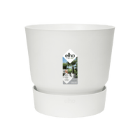 Pot Elho Greenville Rond Blanc - D18 x H17 - GREEN OASIS - SHOP Plantes vertes originales livrées à votre domicile