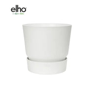 Pot Elho Greenville rond Blanc - D24 x H23 - GREEN OASIS - SHOP