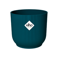 Pot Elho Vibes Fold Rond Bleu - D25 x H23 - GREEN OASIS - SHOP
