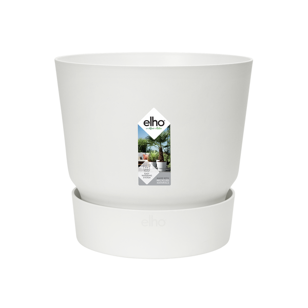Pot Elho Greenville rond Blanc - D24 x H23 Everspring