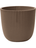 Pot Capi Nature Groove en taupe chaud - D25 cm Everspring